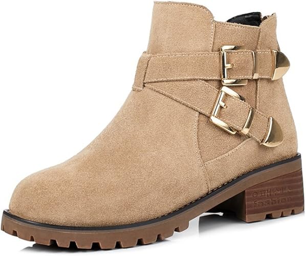 Amazon ブーツ チャッカブーツ レディース革ブ ーツ 革靴 靴 レデ ィース 本革 牛革 シ ューズ 秋冬 36 ベージュ ノーブランド品 ブーツ ブーティ