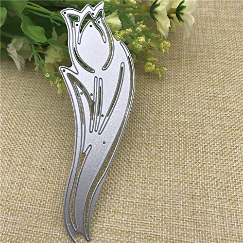 Arts Crafts Tulip Edge Border Metal Cutting Dies Stencils for Card Making Decorative Embossing Suit Paper Cards Stamp DIY - Thumbnail 4