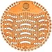Scented Urinal Screens 10 Pack - Orange Mango Fragrance - Good for 5,000 Flushes - Fresh Wave 2.0 Anti-Splash & Odor Neutralizer