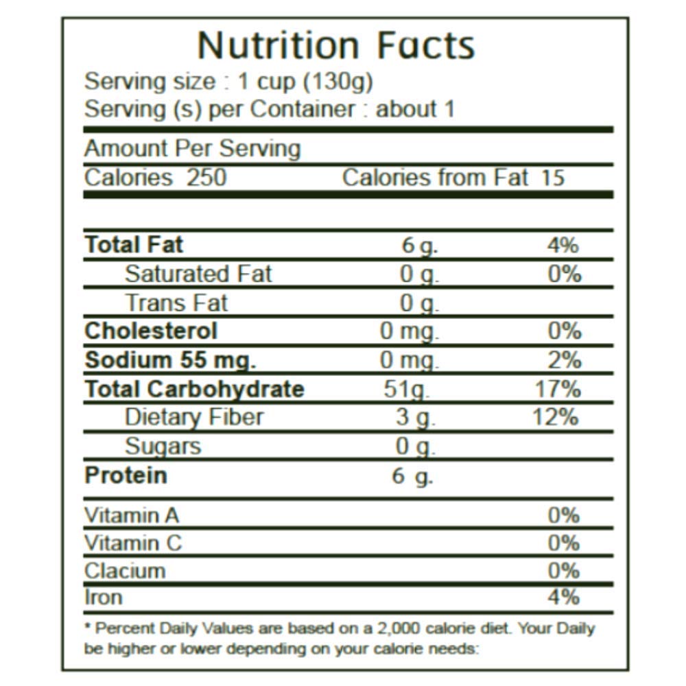 USDA Certified Organic Red Jasmine Rice Microwavable Steamed Cooked