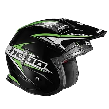 HEBO Trial Zone 4 Extreme II Casco, Negro, Talla M