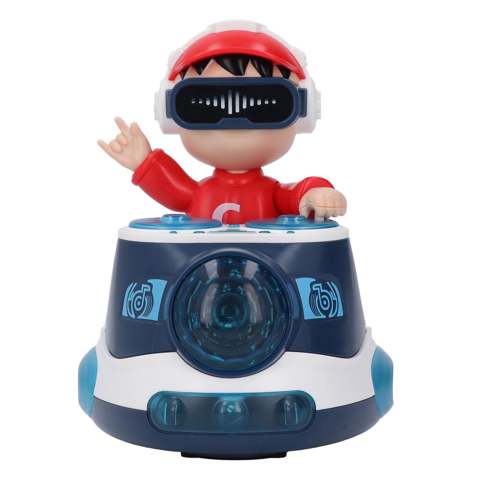 Srliya Toddler Learning Toy DJ Bouncin with Music Lights, DJ Dancing Toy, Universal Wheel Automatic Movement Robot