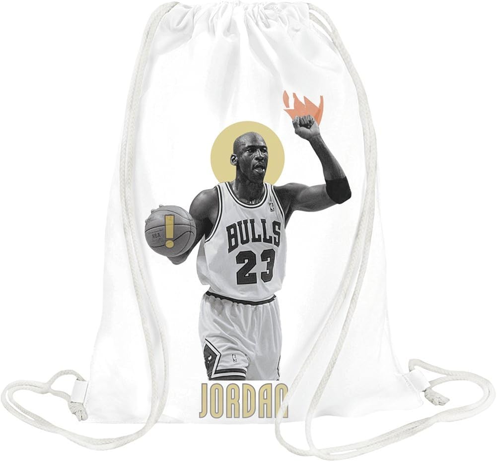 michael jordan drawstring bag