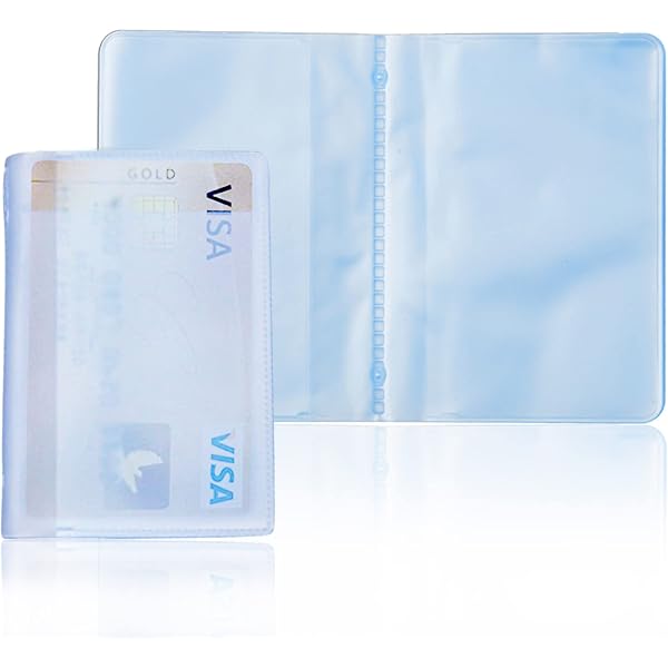 Amazon.com: Lxnoap Plastic Wallet Insert Credit Card Holder