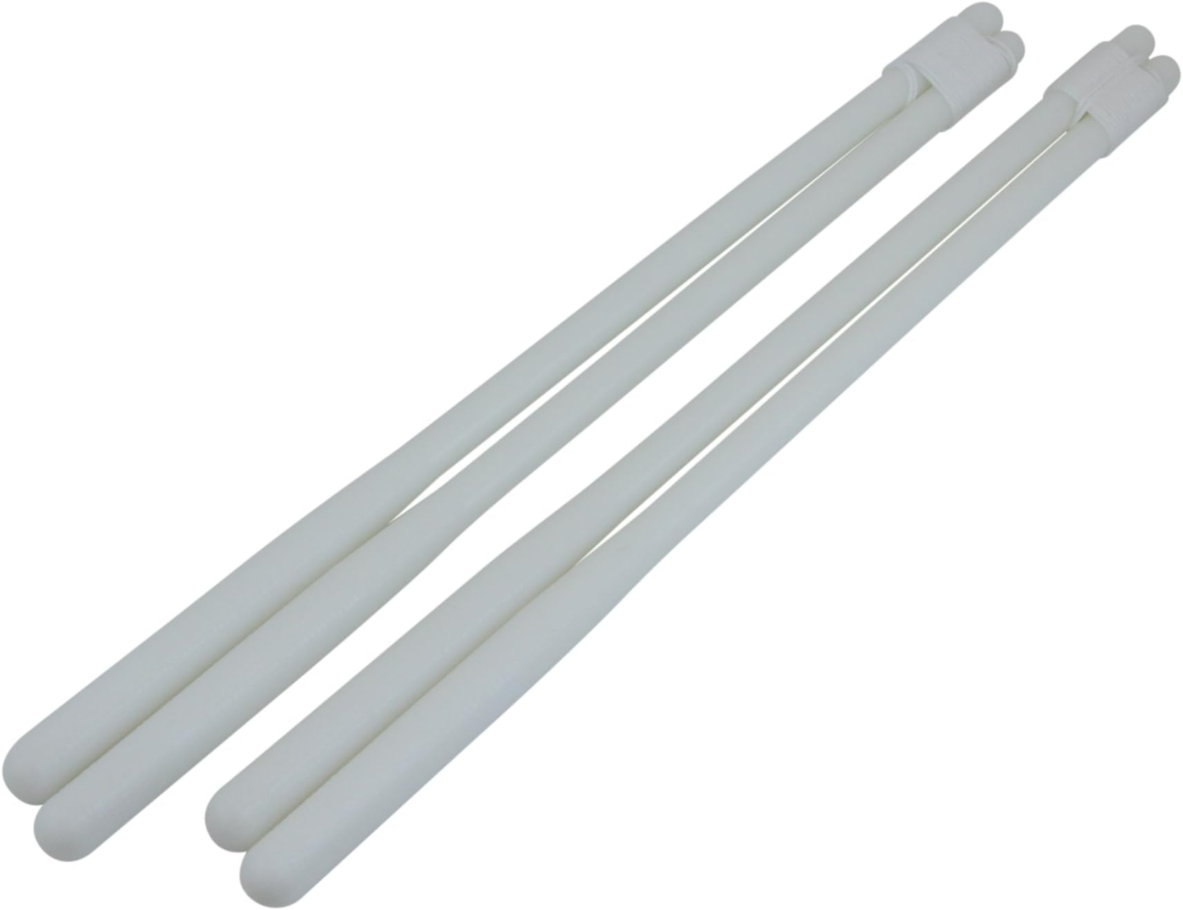Spintastics Glow in The Dark 2 Pack of Unbreakable Polycarbonate Diabolo Sticks with Preattached String