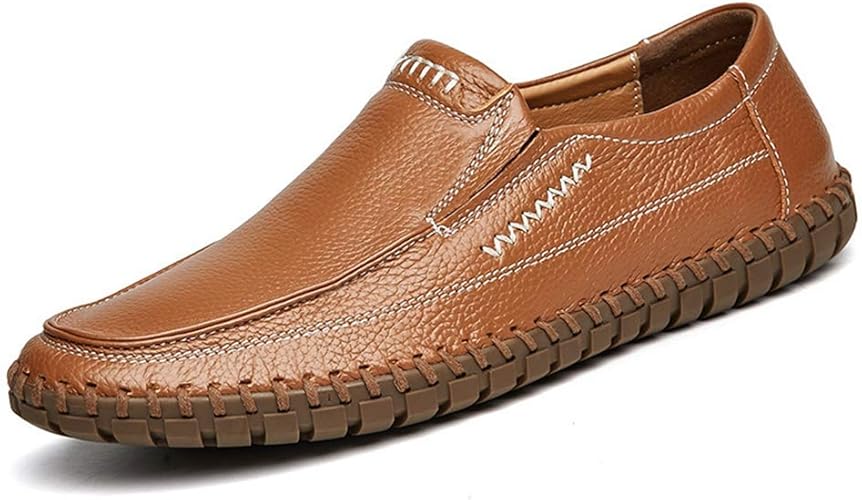 Amazon Pirn 紳士靴 男性用 高反発インソール 通勤 普段用 冠婚葬祭 営業マン ビジネスシューズ メンズ靴 革靴 ファッション メンズ ビジネスシューズ 通気性 衝撃吸収 通気快適 歩きやすい 足痛くない 足ムレ防止 就活 高級レザー 消臭 Pirn ローファー スリッポン