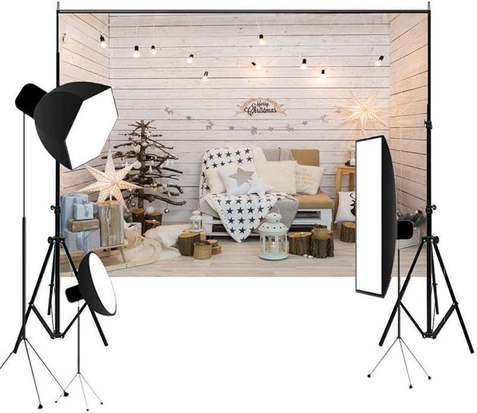 Zaiqun Fotohintergrund 12 7 X 2 1 M Weihnachtsmotiv Foto Requisiten Leinwand Fur Weihnachtsfeier Thema 10 Amazon De Kuche Haushalt