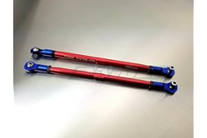 Raidenracing Red Turnbuckle with Aluminum Ends 5338R 5338A for 1/10 E-REVO Summit REVO 3.3 1pr