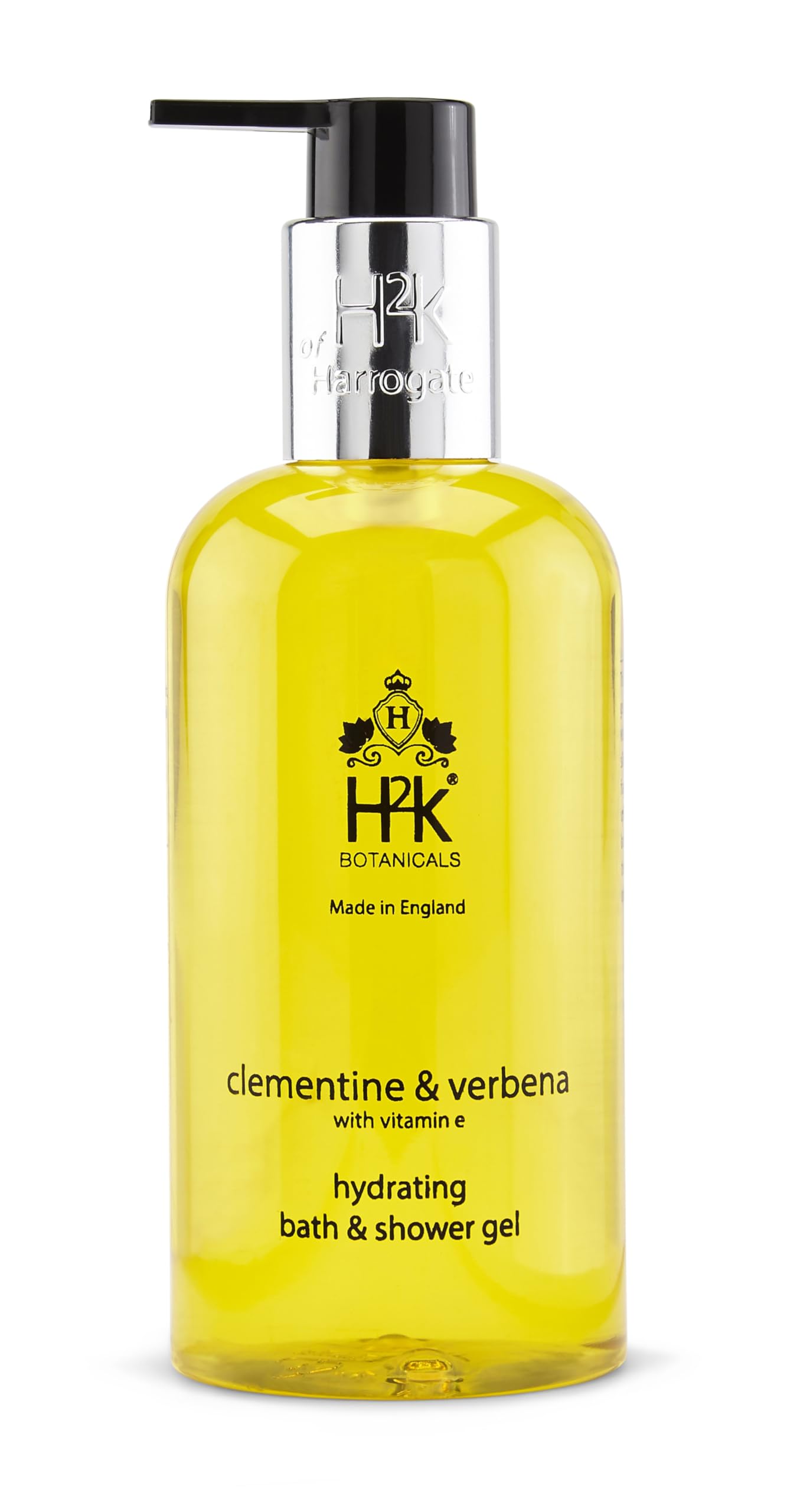H2K Botanicals Hydrating Clementine & Verbena Body Wash (250ml) for Sensitive Skin