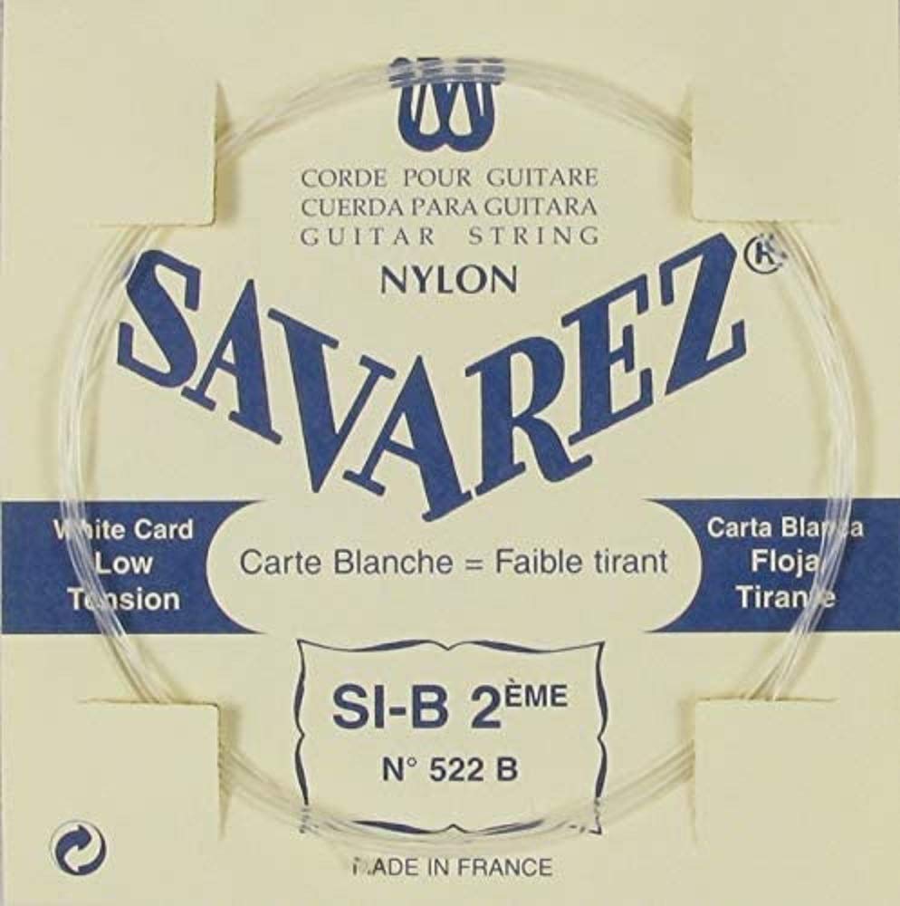 Savarez Classic Guitar String - Traditional Concert 522B H/B2 Low, Fits 520B Set