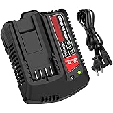 Ahomtikk CMCB104 20V Charger Replacement for Craftsman 20V Battery Charger Compatible with Craftsman V20 Lithium Ion Battery CMCB201 CMCB202 CMCB204 CMCB205 CMCB206 Wall Mountable