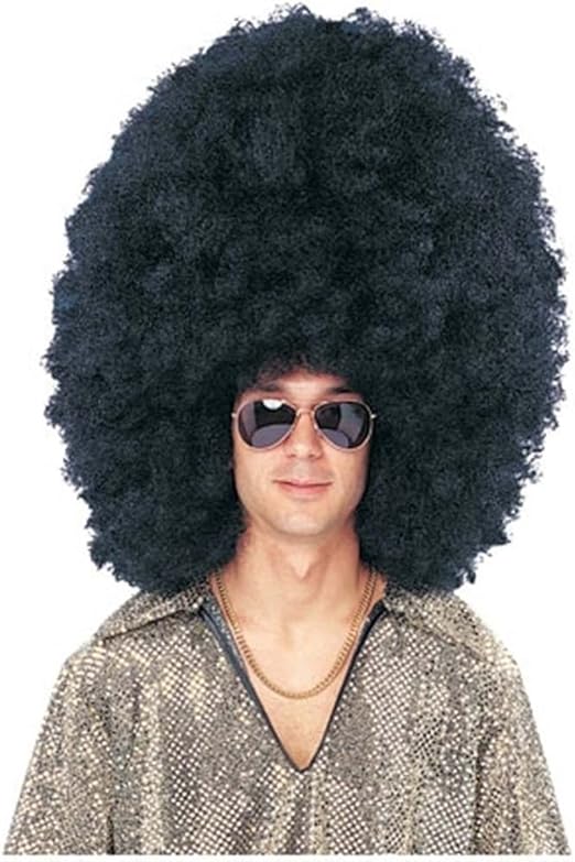 Super Size Black Jumbo Afro Wig Costume Accessory Clothing