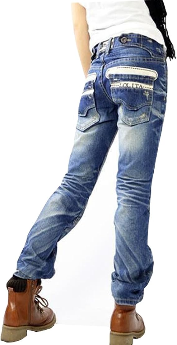 Amazon Co Jp ジーンズ 専門店 クラシカルエルフ Classical Elf ロリータジーンズ Lolita 1441 ストレート ジーパン ジーンズ デニム メンズ レディース 男女兼用 大きい サイズ Xl 服 ファッション小物
