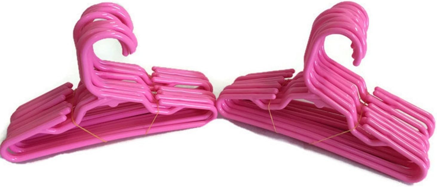 Doll Hangers Set of 24 Plastic Hangers 