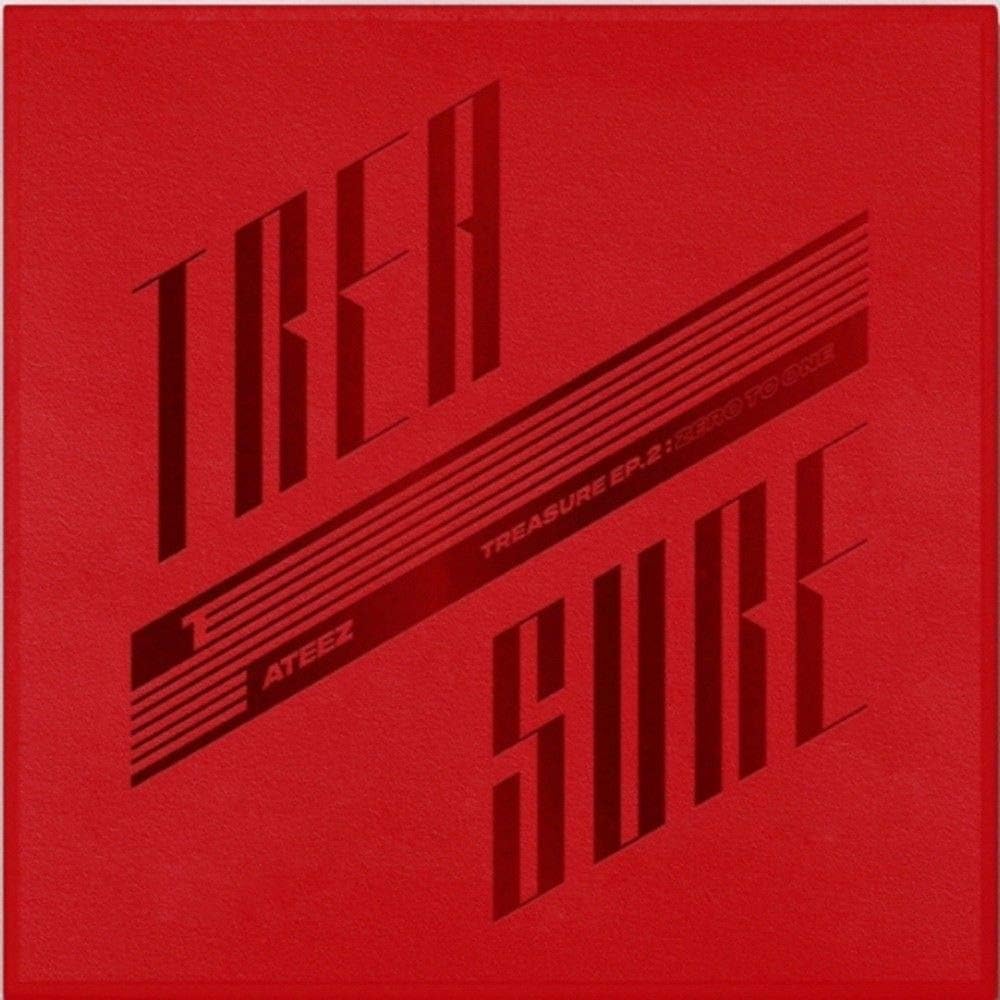 K-POP ATEEZ - Treasure EP.2 : Zero to One, 2nd Mini Album incl. CD, Calendar Cards, On Pack Poster, Sticker, Photocards