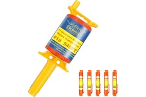 CBCJIEHUXL Mason Line with Handle #18, 540 Ft String, with 5 Built-in Levels and Spool Fluorescent String Line, Braided Nylon String for Gardening or Masonry Tools, Construction Twine for Outdoor Projects