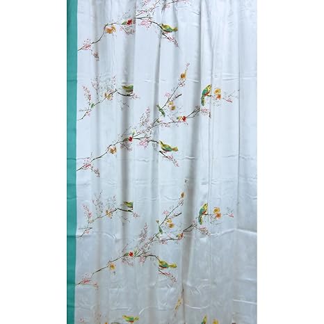 Lenox Simply Fine Chirp Shower Curtain Multi Color Amazon In