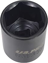 US PRO 14pc 1/2" Drive Impact Socket Set 10-32mm Shallow 6 Point Sockets view 4