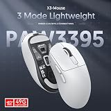 ATTACK SHARK X3 49g Wireless Wired Gaming Mouse PixArt 3395 26000 DPI view 6