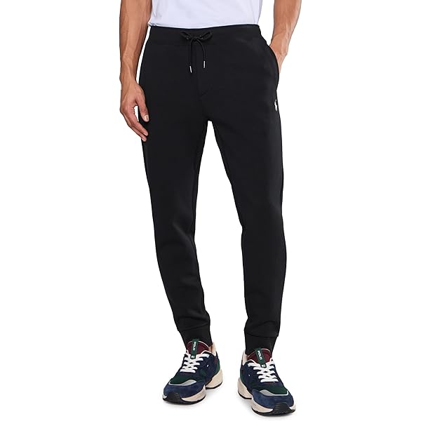 POLO RALPH LAUREN Mens Logo Double-Knit Jogger Pant Aviator Navy