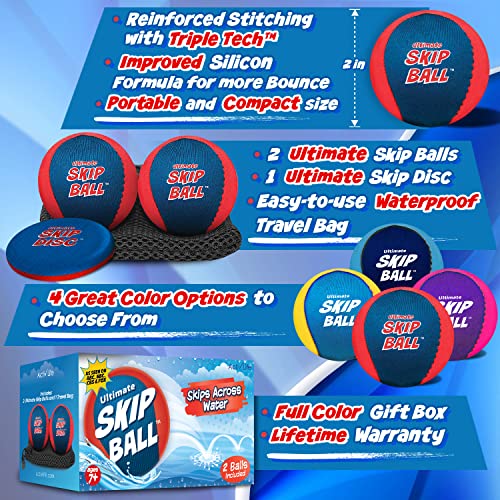 Ultimate Skip Balls Fun Water Beach Toys, Swimming Pool Games for