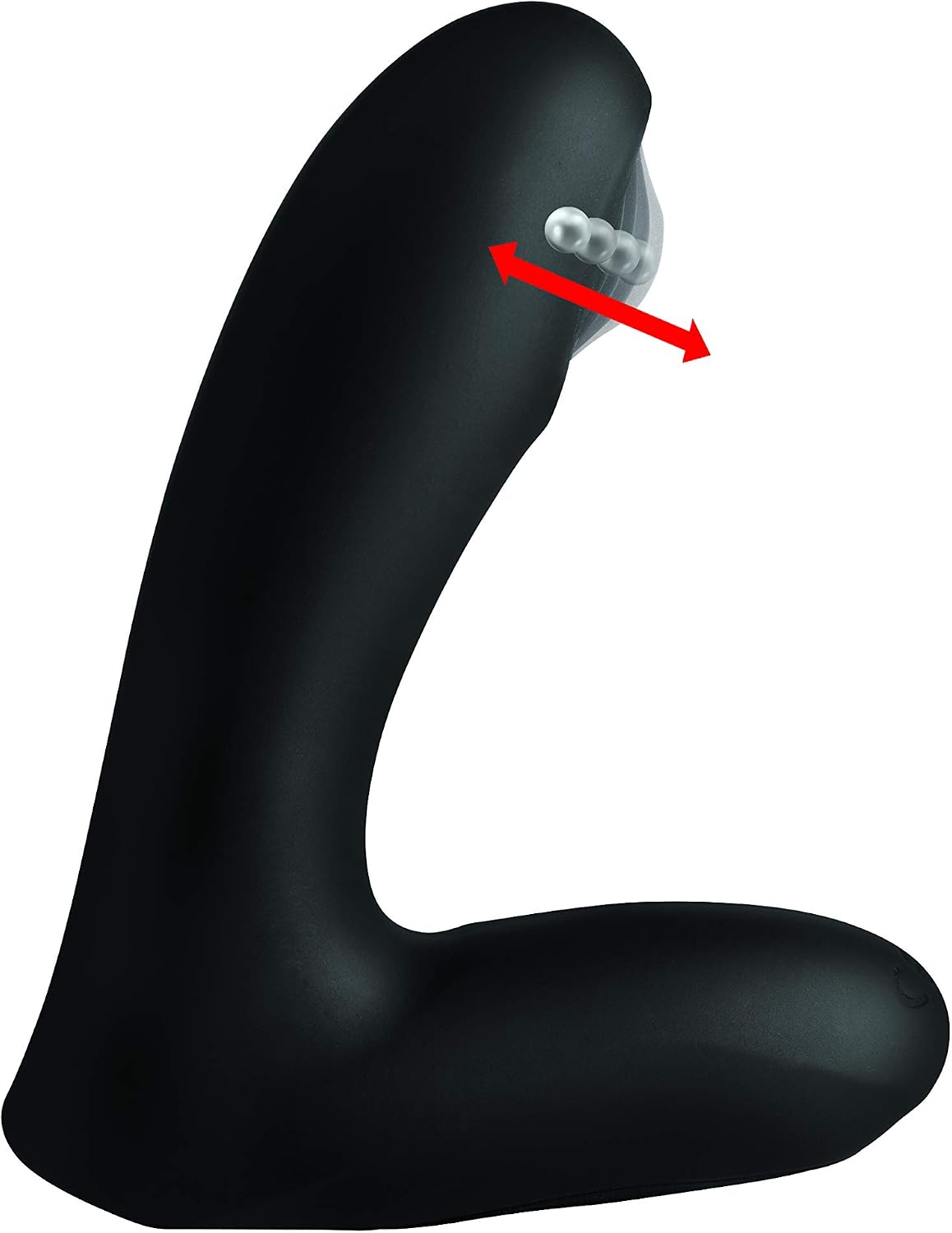XR Brands 12X P-Pulse Tapping Prostate Stimulator - Black - Image 4