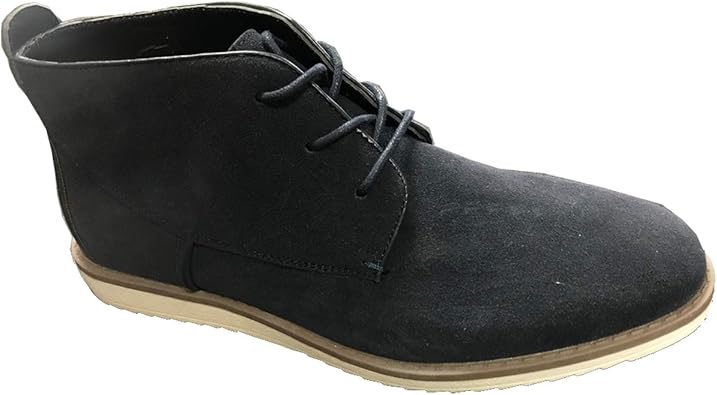 dark blue chukka boots