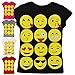 Jolly Rascals Girls Short Sleeved Emoji T-Shirt
