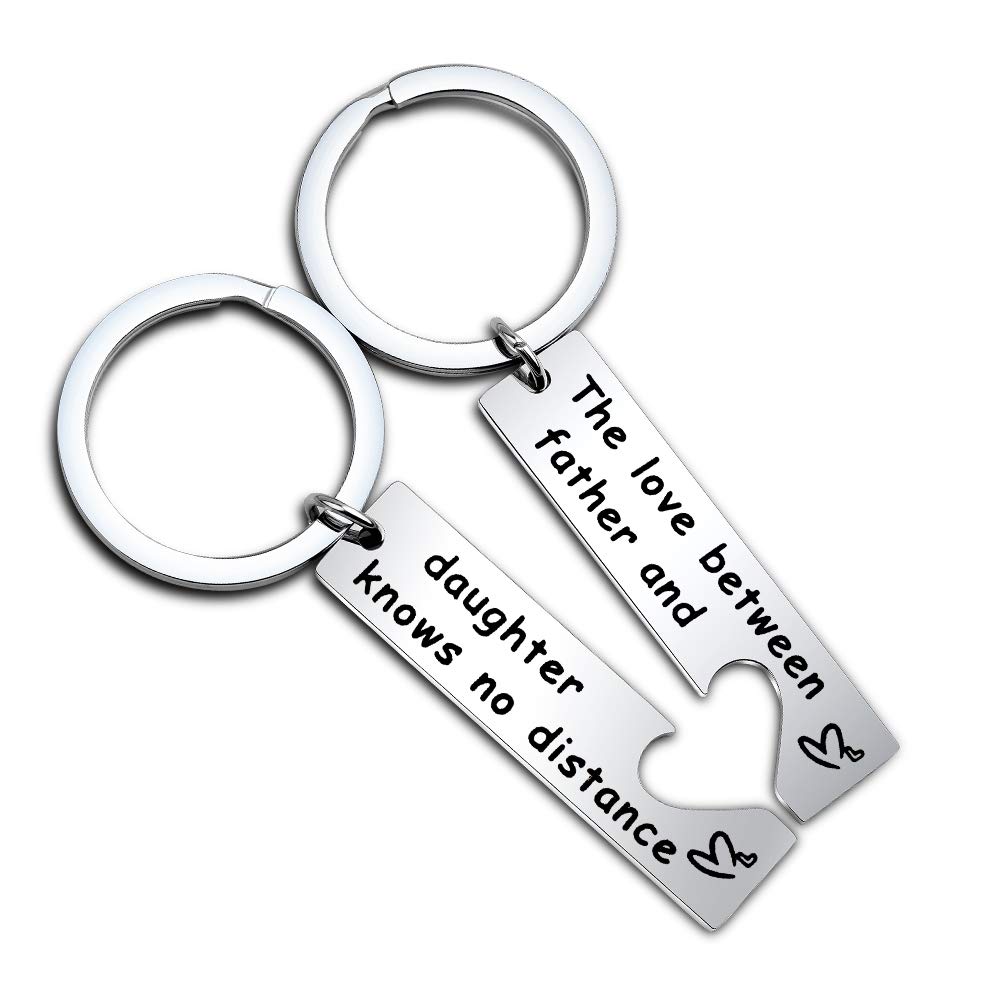 Father Daughter Keyring 2025