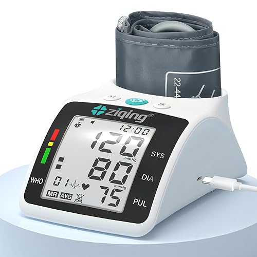 Blood Pressure Monitors, Double love Blood Pressure Machine Bp Cuff Automatic Upper Arm with 9”-17.3 inches Adjustable Automatic High Blood Pressure Cuff for Home Use 2 x 99 Sets Memory