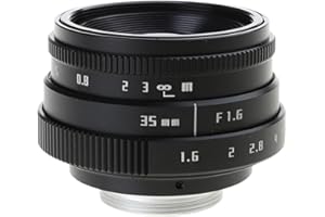 35mm F1.6 CCTV Lens Lens Adapter Rings C-Mount for 3 Mount Single Camera Accessories