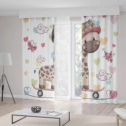 Amazon Com Blackout Curtains Kids Window Drapes For Bedroom