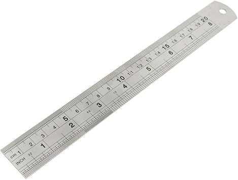 Amazon Co Jp Hommy 直定規 ストレートルーラー 測量ツール cmのスケールの長さ ステンレス 二つの側 Diy 工具 ガーデン