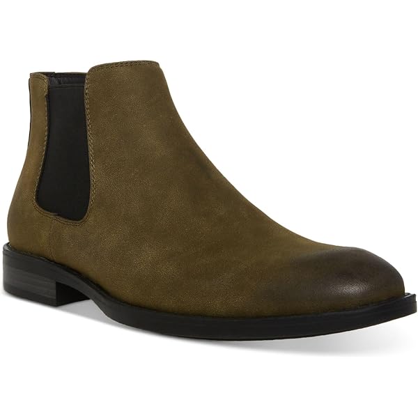 Amazon.com | Madden Mens Maxxin Stretch Faux Leather Chelsea 