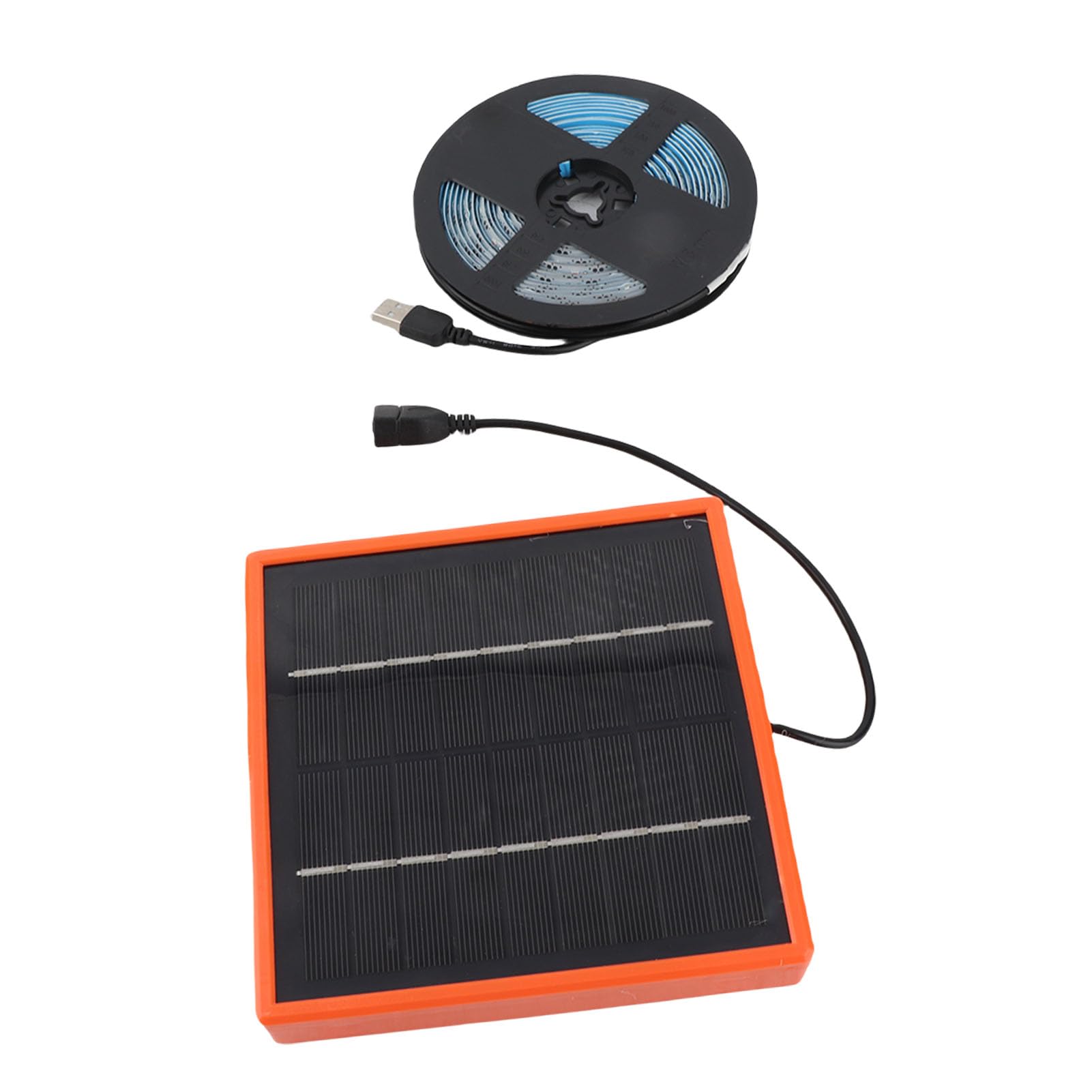 Alomejor Solar Plant Grow Light, Growing Led Greenhouse Lamp with Solar Panel for Indoor Seedings