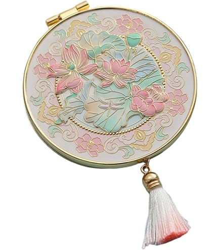 世界平和統一家庭連合　天苑宮Cheon Won Gung クリスタル　ミニケース Amazon.com: mulanfeng Chinese Style Handheld Mirror, Handheld
