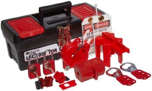 Brady Personal Lockout Tagout Kit for Common Breakers, Valves, and Plugs, Includes 2 Safety Padlocks - 104795