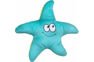 SmartPetLove Tender-Tuffs Easy Grab - Small Squeaky Soft Plush Starfish Dog Toy - Great for Puppies and Adult Dogs