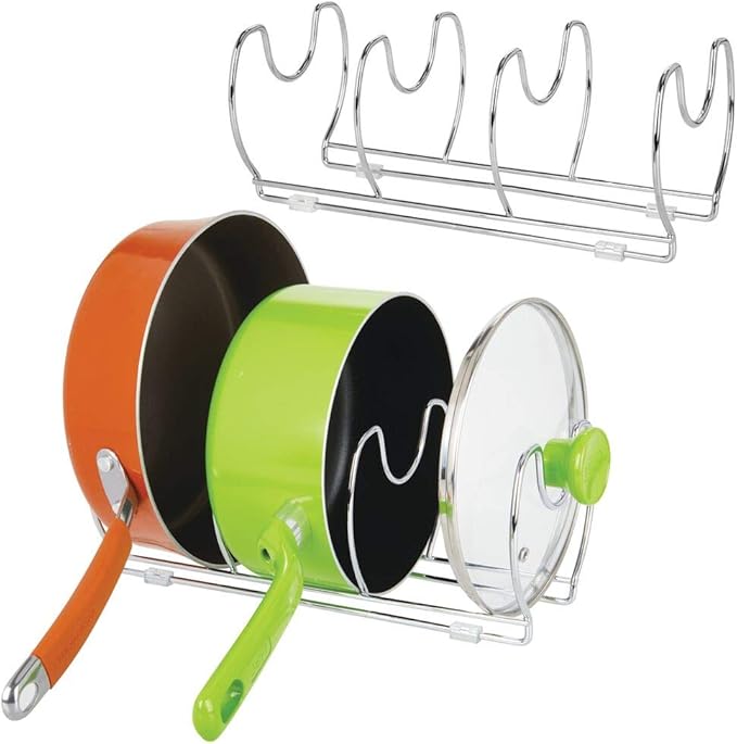 Amazon.de: mDesign 2er-Set Geschirrablage für Kochtöpfe, Deckel und
