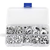 750pcs Wiggle Eyes Self-Adhesive Googly Eyes, 4mm~18mm
