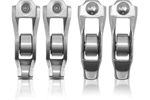 EPChunMi 4Pcs Rocker Arm Kit, Replaces 53020742AC/ 53021913AB/ 68045794AA MR-1345, Fits 2000 to 2007 3.7L/ 4.7L Engines