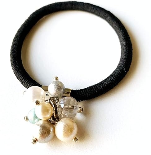 Amazon エレガント パールビーズ ヘアゴム ヘアアレンジ ヘアアクセサリー 髪飾り ハンドメイドアクサセリー ハンドメイド シンプル ヘアアクセサリー 通販