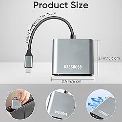 USB C to AR Glasses with Charging Port