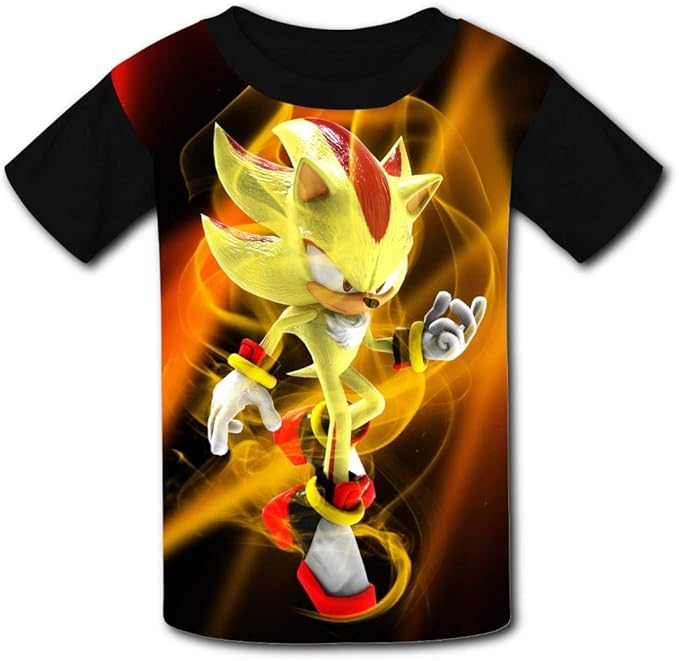 Gold Shadow The Hedgehog So-Nic Kids T 