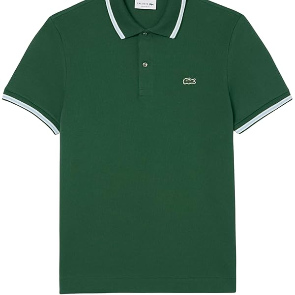 Lacoste Men's Regular Fit Stretch Mini Piqué Polo Shirt at