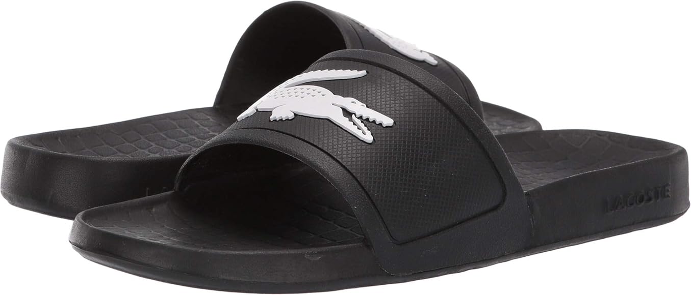 lacoste fraisier slides black