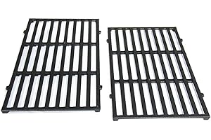 Htanch CG637(2-Pack) 17.5" Cast Iron Cooking Grates Grid Replacement for Weber Spirit 200,E-210 (2013-2016), E-220, S-210 (2013-2016), S-220 Series Gas Grills for Weber 7637