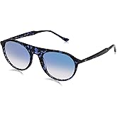 Ray-Ban RB2215 Sunglasses, Havana Blue Turtle Frame, Clear Gradient Blue Lens (0RB2215-14303F56)