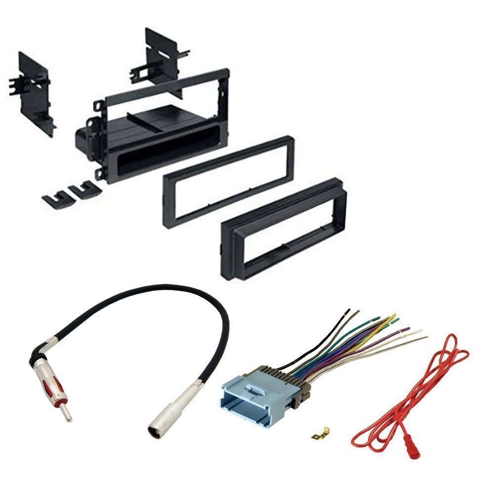 Amazon.com: Car Stereo Cd Player Dash Install Mounting Kit Wire Harness  Radio Antenna for Buick Cadillac Chevrolet Gmc Hummer Isuzu Oldsmobile  Pontiac 2002 ...