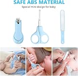 Vicloon 5-in-1 Baby Nail Care Set Clippers Scissors Tweezers Earpick Nail File view 6